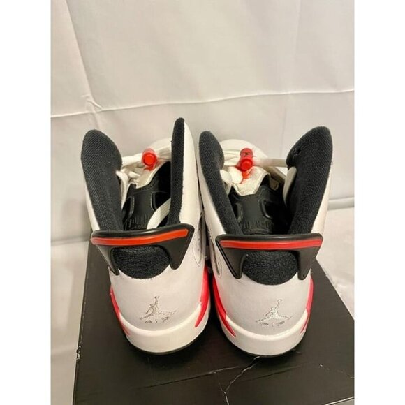 2014 Nike Air Jordan 6 VI Retro 384664-123 White Infrared AJ6 Sz 7Y - Picture 6 of 11